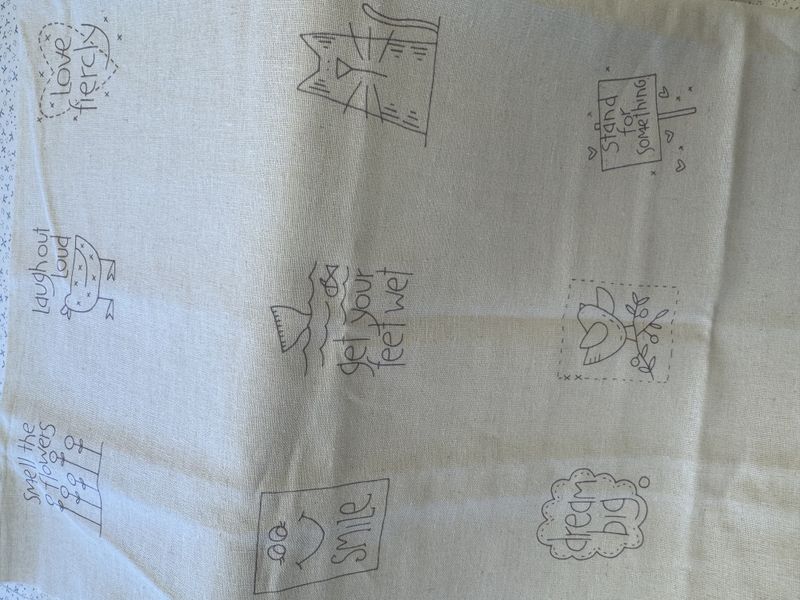 Stoffpakke «A letter too my daughter» liten