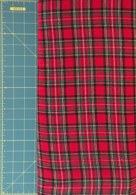 Hovedbilde Light Flanel Check - Red (K48153-150D)
